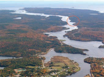 100 Acre Waterfront Lot For Sale on Sawmill Landing Nova Scotia
